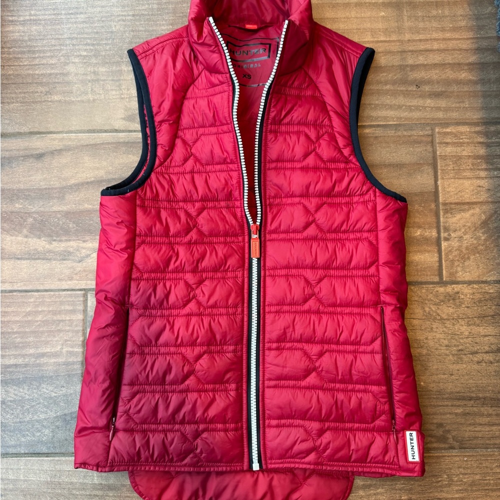 Hunter Red Quilted Vest